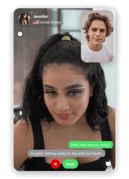 poqe app screenshot - meet new friends