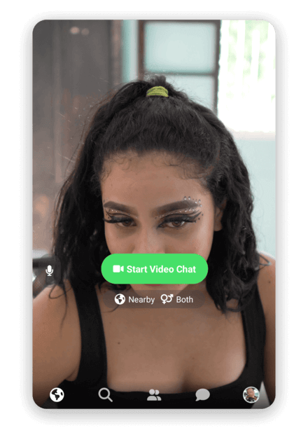 poqe app screenshot - video chat